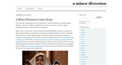 Desktop Screenshot of minordiversion.com