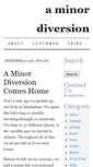 Mobile Screenshot of minordiversion.com